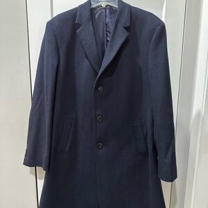Men’s Kenneth Cole Reaction Navy Overcoat